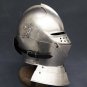 Hand Forged Medieval Crusader Steel Helmet ~Battle ready Larp Helm~ SCA Helmet