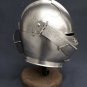 Hand Forged Medieval Crusader Steel Helmet ~Battle ready Larp Helm~ SCA Helmet