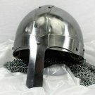 Medieval Steel Viking Nasal Helmet ~Chainmail Helmet~Hand-Forged ~sca/helm/armor Medieval Steel Viking Nasal Helmet ~Chainmail Helmet~Hand-Forged ~sca/helm/armor