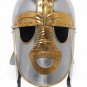 Medieval Great Brass hand Forged Helmet ~ Horse helmet ~Larp ~knight ~ Crusader