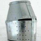 Medieval Great Templar Hand Forged Helmet ~ sca~jousting~Larp~knight~ Crusader Medieval Great Templar Hand Forged Helmet ~ sca~jousting~Larp~knight~ Crusader