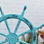 36" Decor Ship Wheel Captain Boat Gaston Turcotte Carved Steering Wooden Wheel