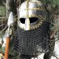MEDIEVAL VIKING VENDEL Helmet, Steel Knight Armor Suit Wearable chainmail Helmet