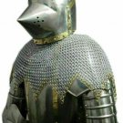 Medieval Gothic Pig Face Armour Suit with Sword Knights Larp Wearable Armor Suit Medieval Gothic Pig Face Armour Suit with Sword Knights Larp Wearable Armor Suit