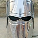 Medieval Knight Wearable Helmet ~ Crusader Combat Armor Suit Larp Helmet Medieval Knight Wearable Helmet ~ Crusader Combat Armor Suit Larp Helmet