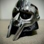 Knight MF Doom Gladiator Mask, Mad-villain Medieval silver Wearable Steel Mask