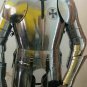 Medieval Templar Armour Suit Knights Wearable Crusader Larp Halloween Armor Suit