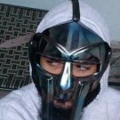 MF Doom Gladiator Mask Mad-villain Black Finish Medieval Larp Face Armour Mask MF Doom Gladiator Mask Mad-villain Black Finish Medieval Larp Face Armour Mask