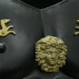 Knights viking Corinthian Medieval Helmet Jacket Greek Steel Black Breastplate