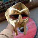 Brass Antique MAXIMUS ROMAN MF Doom Steel Mask Medieval Knights Gladiator Mask