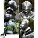 Medieval Templar Armour Suit, Knights Maximilian Halloween Larp Armor Suit Gift