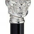Victorian Steampunk skull Nautical Head Handle Vintage Wood Walking Stick Canes