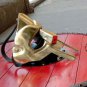 MF Doom Gladiator Mask Mad-villain Golden Finish Brass Medieval Larp Face Armour