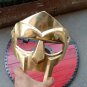 MF Doom Gladiator Mask Mad-villain Golden Finish Brass Medieval Larp Face Armour