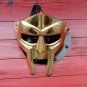 MF Doom Gladiator Mask Mad-villain Golden Finish Brass Medieval Larp Face Armour