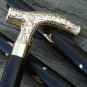 Nautical Style Designer Brass Head Handle Vintage Wooden Walking Cane Stick 36"