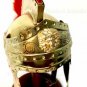 Halloween Knights Helmet Roman IMPERIAL Gallic Centurion Helmet Italic Red Plume