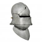 Medieval Close Face Helmet knight Crusader Armour Larp Bascinet Visor SCA helmet Medieval Close Face Helmet knight Crusader Armour Larp Bascinet Visor SCA helmet