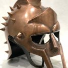 Medieval Gladiator Helmet Crusader Knight larp MAXIMUS ROMAN SPIKED Armor HELMET