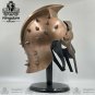 Medieval Gladiator Helmet Crusader Knight larp MAXIMUS ROMAN SPIKED Armor HELMET