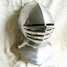 Medieval Close face Helmet Knights Crusader Armor Costume Halloween larp helmet