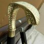 Nautical Vintage Brass Snake Design Head Handle Wooden Walking Stick 36" ~ Gift