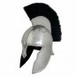 Troy Achilles Armour Helmet Medieval Knight Crusader Spartan Chrome Warrior Helm