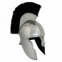 Troy Achilles Armour Helmet Medieval Knight Crusader Spartan Chrome Warrior Helm