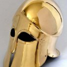 Medieval Greek Corinthian Helmet, Knight Spartan Brass Finish Larp Mora Helmet Medieval Greek Corinthian Helmet, Knight Spartan Brass Finish Larp Mora Helmet
