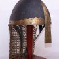 Medieval Viking Nasal Norman Chain Mail Helmet knight Crusader Armor Larp helmet