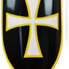 Medieval White Cross Armour Shield ~ Crusader ~ Hand Forged ~ Battle Shield 30"