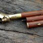 Victorian Nautical Skull Design Head Handle complete Wooden Walking Stick Cane