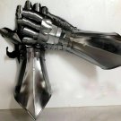Medieval Gothic Gauntlets ~ Armor Gloves ~SCA Hand Forged ~Larp Warrior Gloves