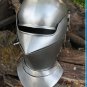 Hand Forged ~ Medieval Crusader Steel Helmet ~Battle ready Larp Helm~ SCA Helm