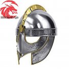 Medieval Knight Horse Helmet ~Spartan Design Armour Helmet ~Larp/Crusader helmet Medieval Knight Horse Helmet ~Spartan Design Armour Helmet ~Larp/Crusader helmet