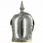 WW I&II Leather German Helmet Brass Screw Spike Gray Pickelhaube Armor Helmet