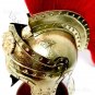 Antique Medieval Roman Centurion Vintage Helmet Armor Red Crest-Plume with stand