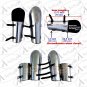Medieval Leg Armor Pair 18 Gauge Iron Steel Leg Guards Set Greaves Shin guards