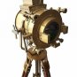 Vintage Brass Antique Nautical Searchlight Floor Lamp Spot Light Tripod Stand