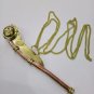 Vintage Copper Brass Bosun Whistle Navy Key ring Nautical Gift Pendant Necklace