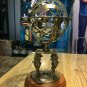 Lion Engraved Brass Armillary Sphere World Globe Decor Item 18 Inches Large