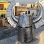 Halloween Medieval Templar Warrior Helmet SCA LARP Knight Helmet with Stand