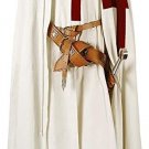 Medieval Crusader Templar Tunic Knight white Red Surcoat Cloak Wearable costume Medieval Crusader Templar Tunic Knight white Red Surcoat Cloak Wearable costume