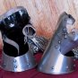 Medieval Armor Suit Gauntlets Gothic Knight Fingerless Gloves SCA LARP Gloves