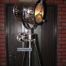 HOLLYWOOD SEARCHLIGHT SPOT LIGHT FLOOR LAMP REVOLVING LIGHT AND TRIPOD HOLLYWOOD SEARCHLIGHT SPOT LIGHT FLOOR LAMP REVOLVING LIGHT AND TRIPOD