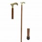 CANE ~ WALKING STICK FROM BULL SEX ORGAN FANCY BRASS HANDLE 33 HANDMADE DESIGNER