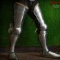Reenactment Knight Full Leg Armour Shoes Set Medieval Leg Prot Christmas Costume