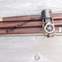 Antique Retro Style Live Steam Engine Model Cane Wood Walking Stick Brass Stave