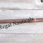 Antique Retro Style Live Steam Engine Model Cane Wood Walking Stick Brass Stave