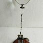 Brass Magnifying Glass on Wooden Stand Vintage Style Desktop Tabletop Magnifier